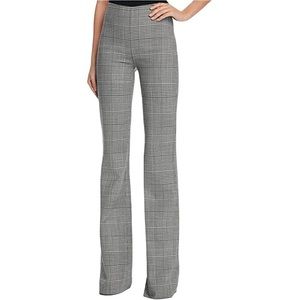 Theory Double-Face Wool Demitria Flare Pant in Portland Plaid